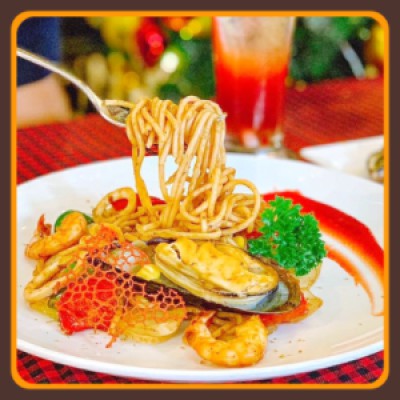  Mì Ý Hải Sản Sốt Tiêu/ Sốt Kem (Seafood Spaghetti)