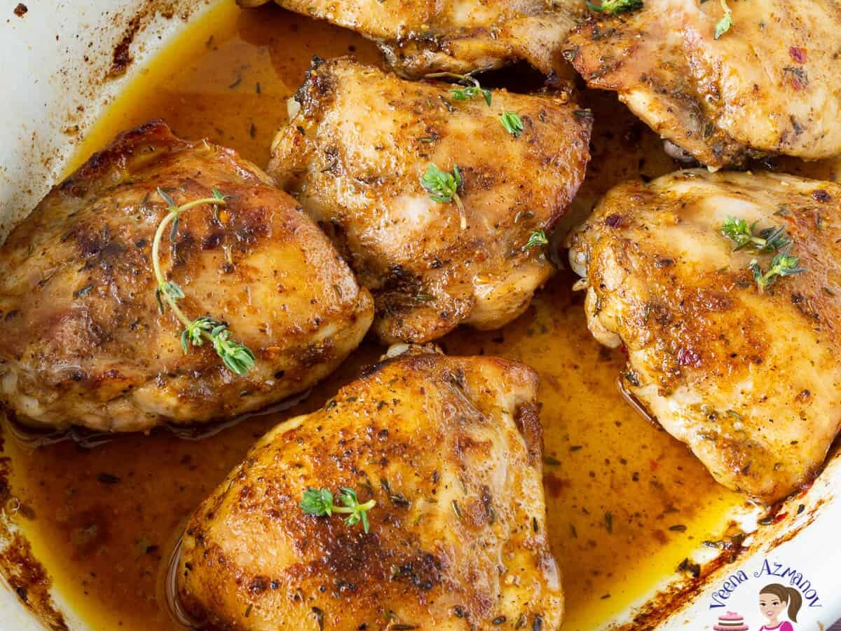 Baked Cajun Chicken Thighs