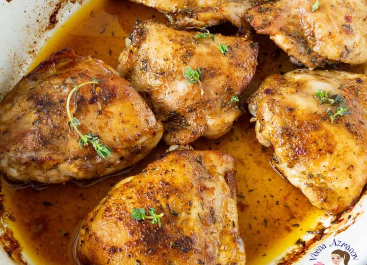 Baked Cajun Chicken Thighs