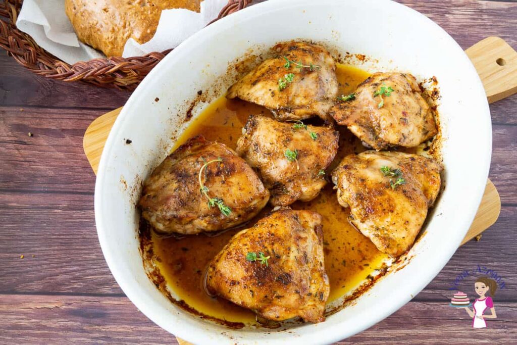 Baked Cajun Chicken Thighs