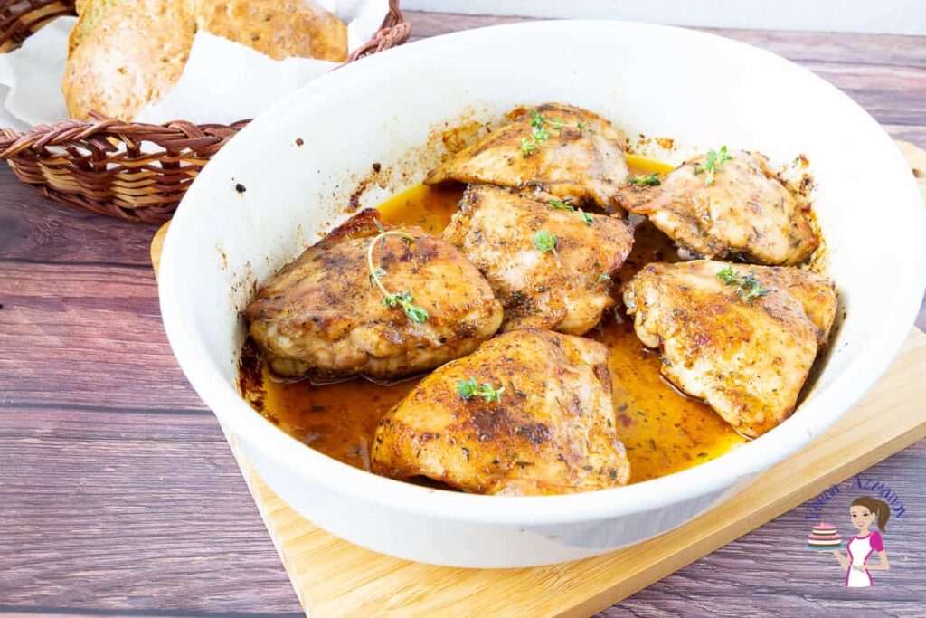 Baked Cajun Chicken Thighs