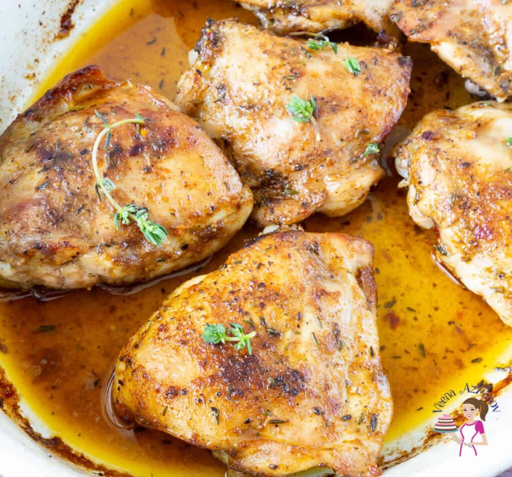 Baked Cajun Chicken Thighs
