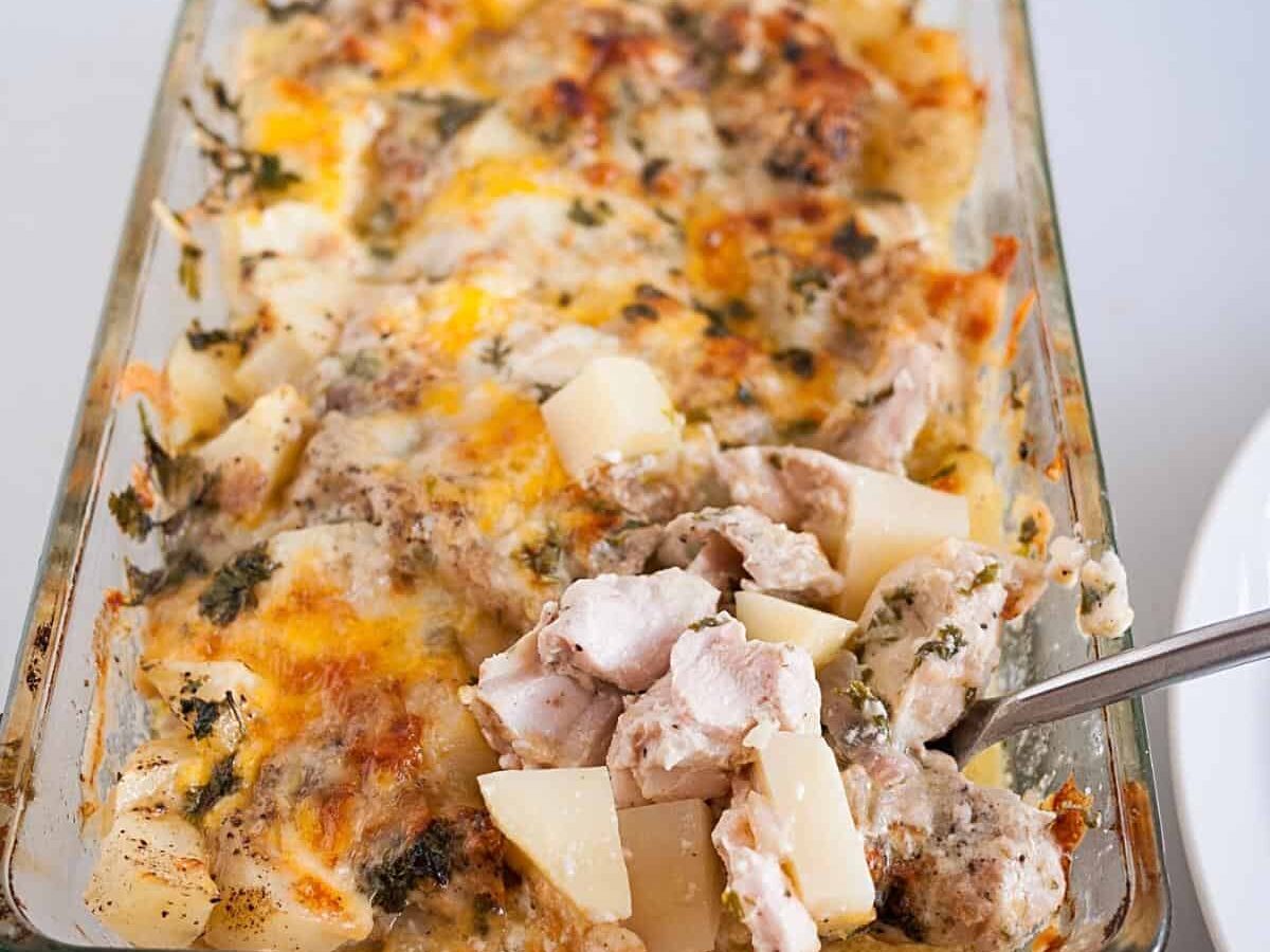 Baked Chicken Potato Casserole