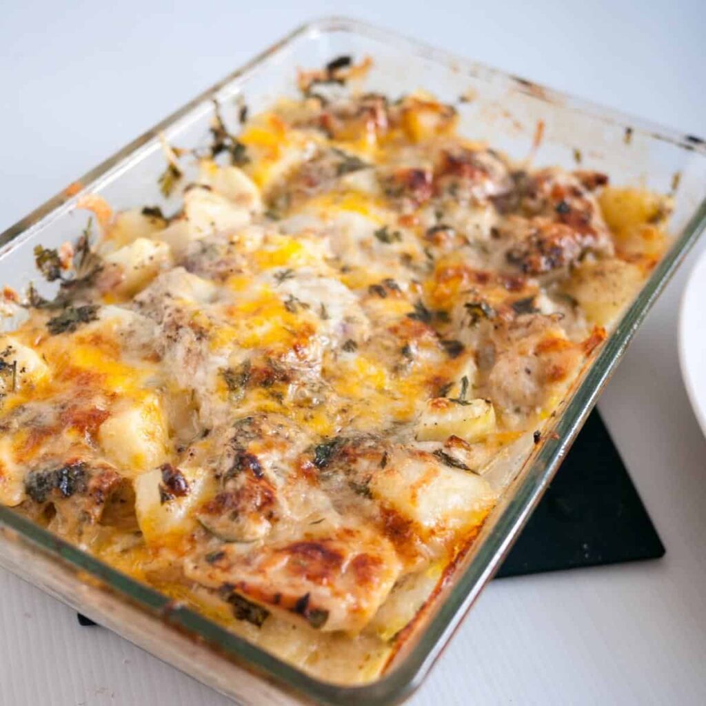 Baked Chicken Potato Casserole