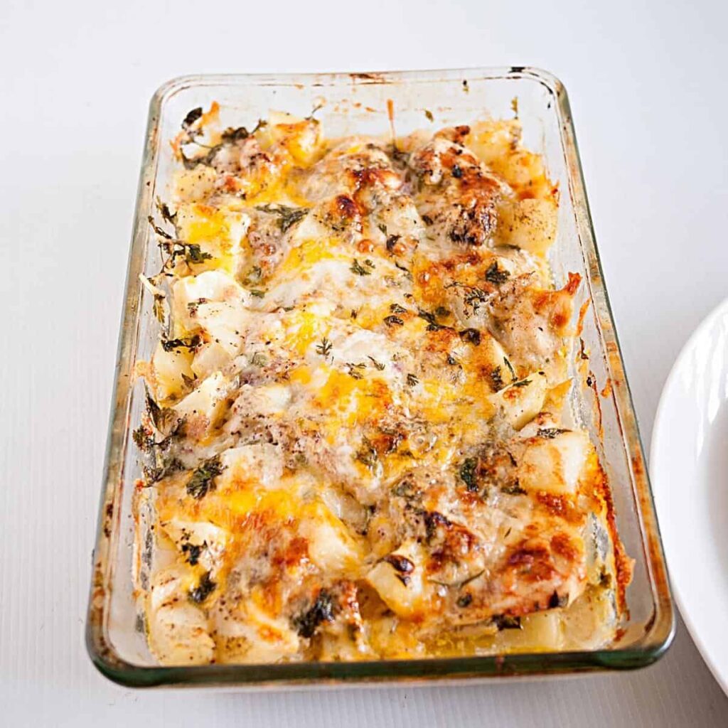 Baked Chicken Potato Casserole