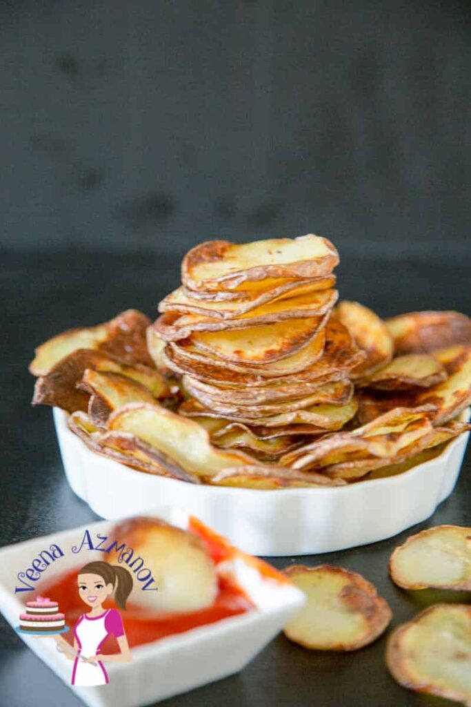 Snack Khoai Tây Nướng Giòn Rụm Bằng Lò Nướng – Không Dầu Mỡ Chuẩn Vị Mỹ