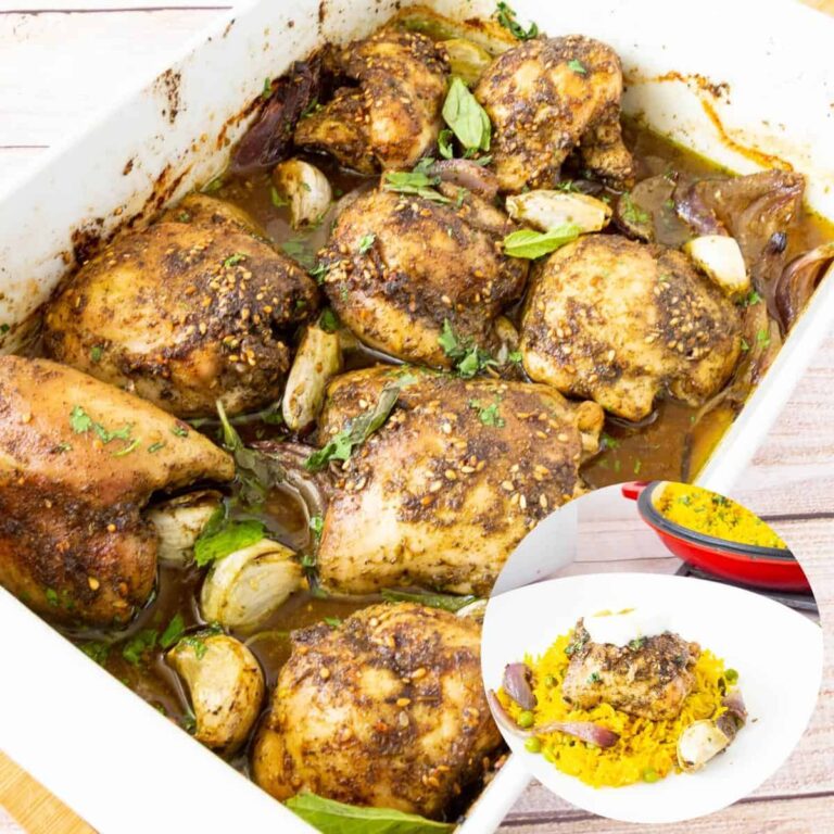 Gà Nướng Gia Vị Za’atar Thảo Mộc Địa Trung Hải – Thơm Nồng Mềm Mọng