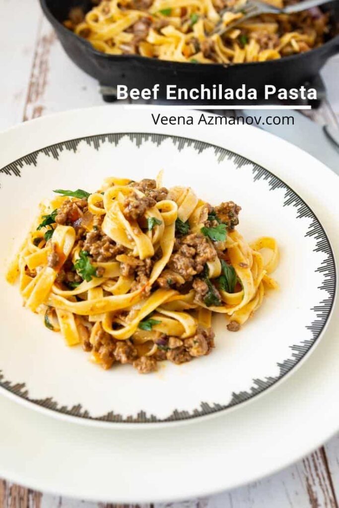 Mỳ Ý Bò Băm Sốt Phô Mai Enchilada Kiểu Mexico – Đậm Vị Đút Lò Béo Ngậy
