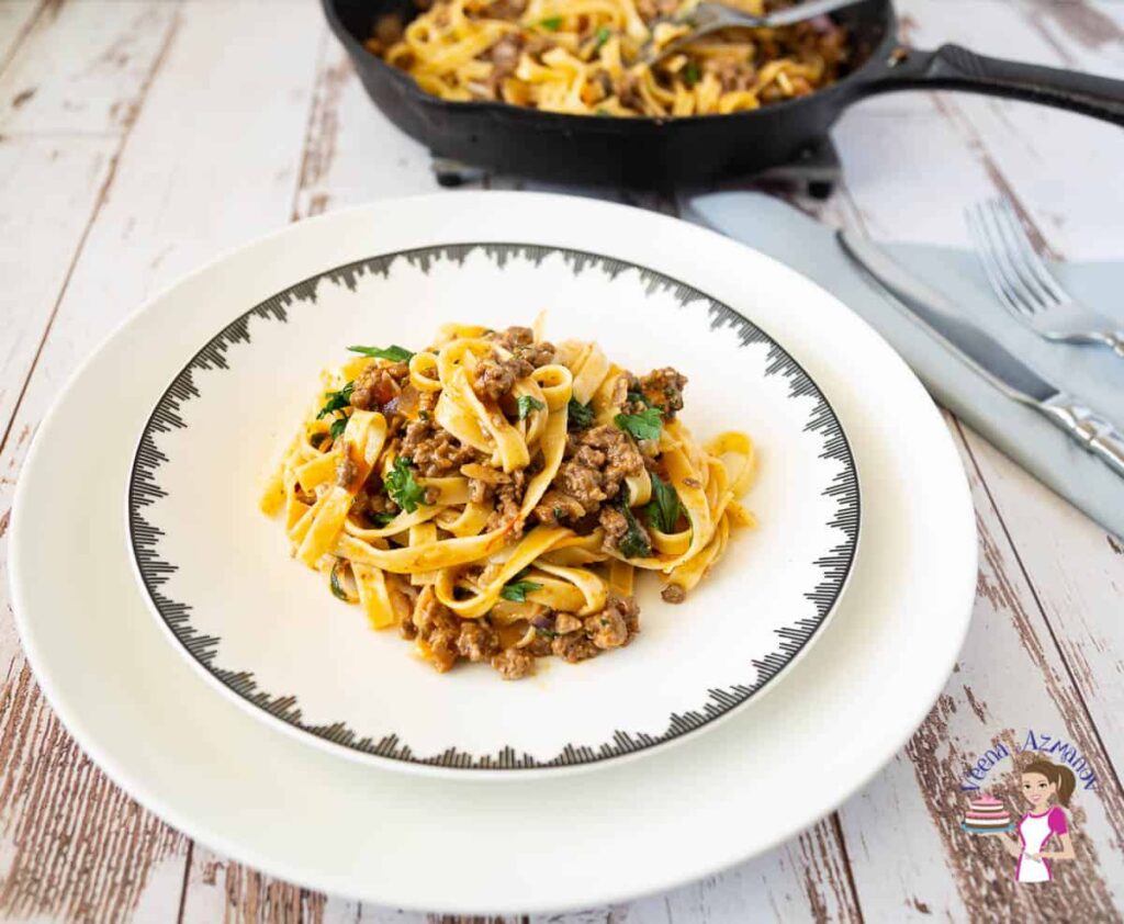 Beef Enchilada Pasta