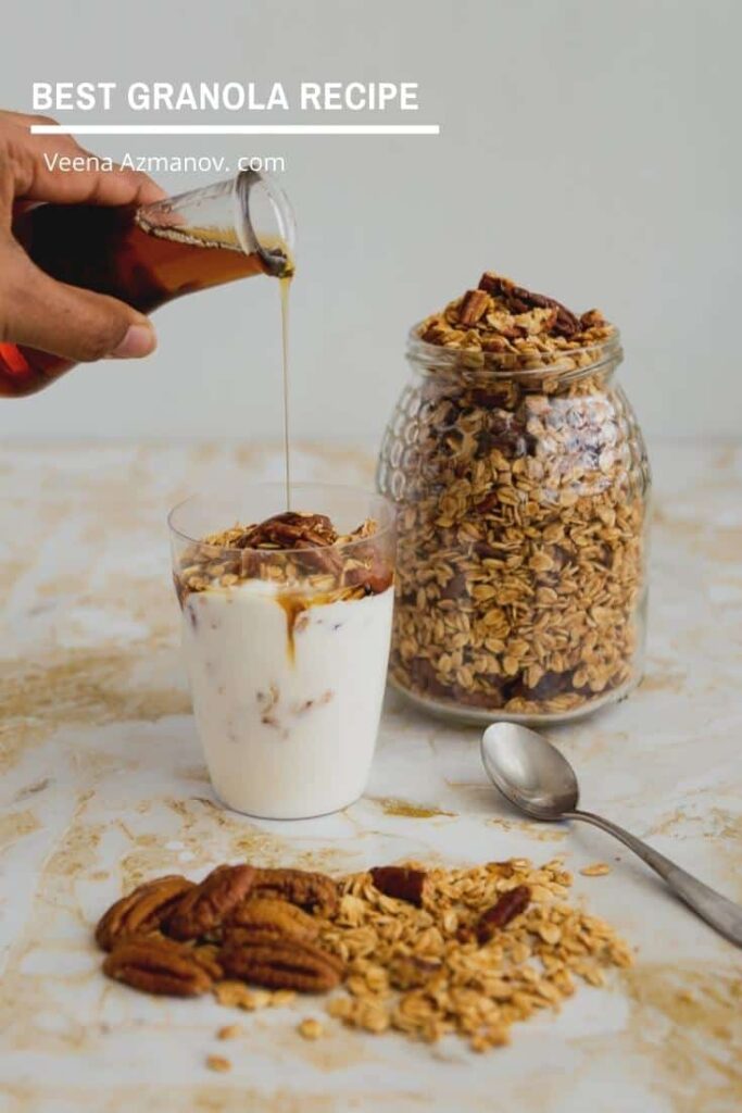 Granola Hạt Óc Chó & Quả Hồ Đào Pecan Pie – Giòn Rụm Bổ Dưỡng Cho Bữa Sáng
