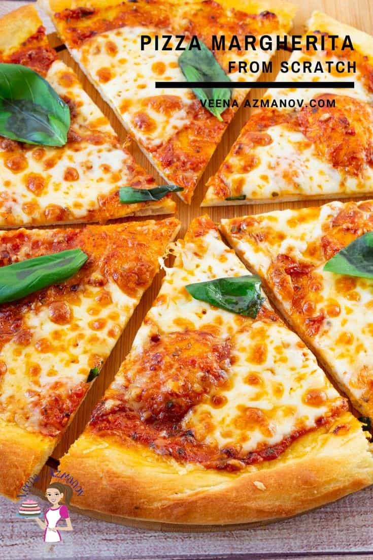 Bánh Pizza Margherita Truyền Thống Ý – Phô Mai Mozzarella & Lá Húng Tây Fresh