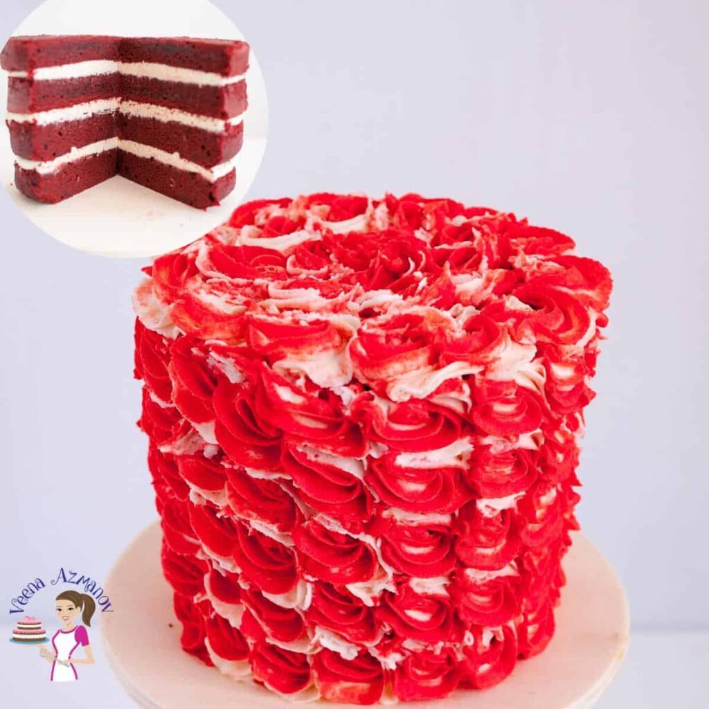 Bánh Red Velvet Cake Đỏ Nhung Sang Trọng – Kem Phô Mai Cream Cheese Béo Ngậy