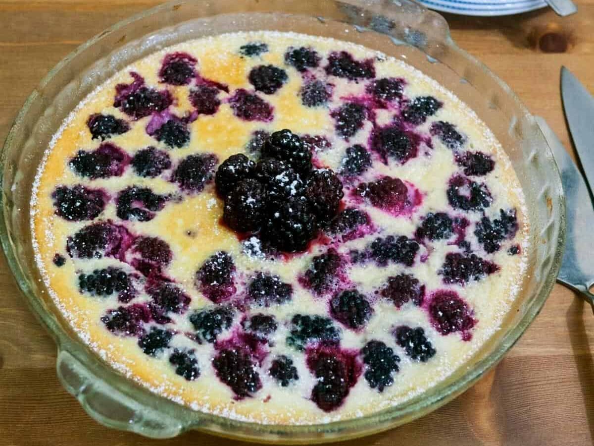 Blackberry Clafoutis