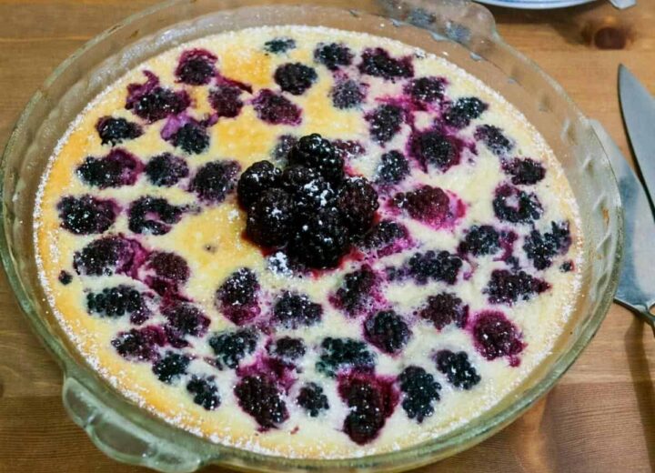 Blackberry Clafoutis