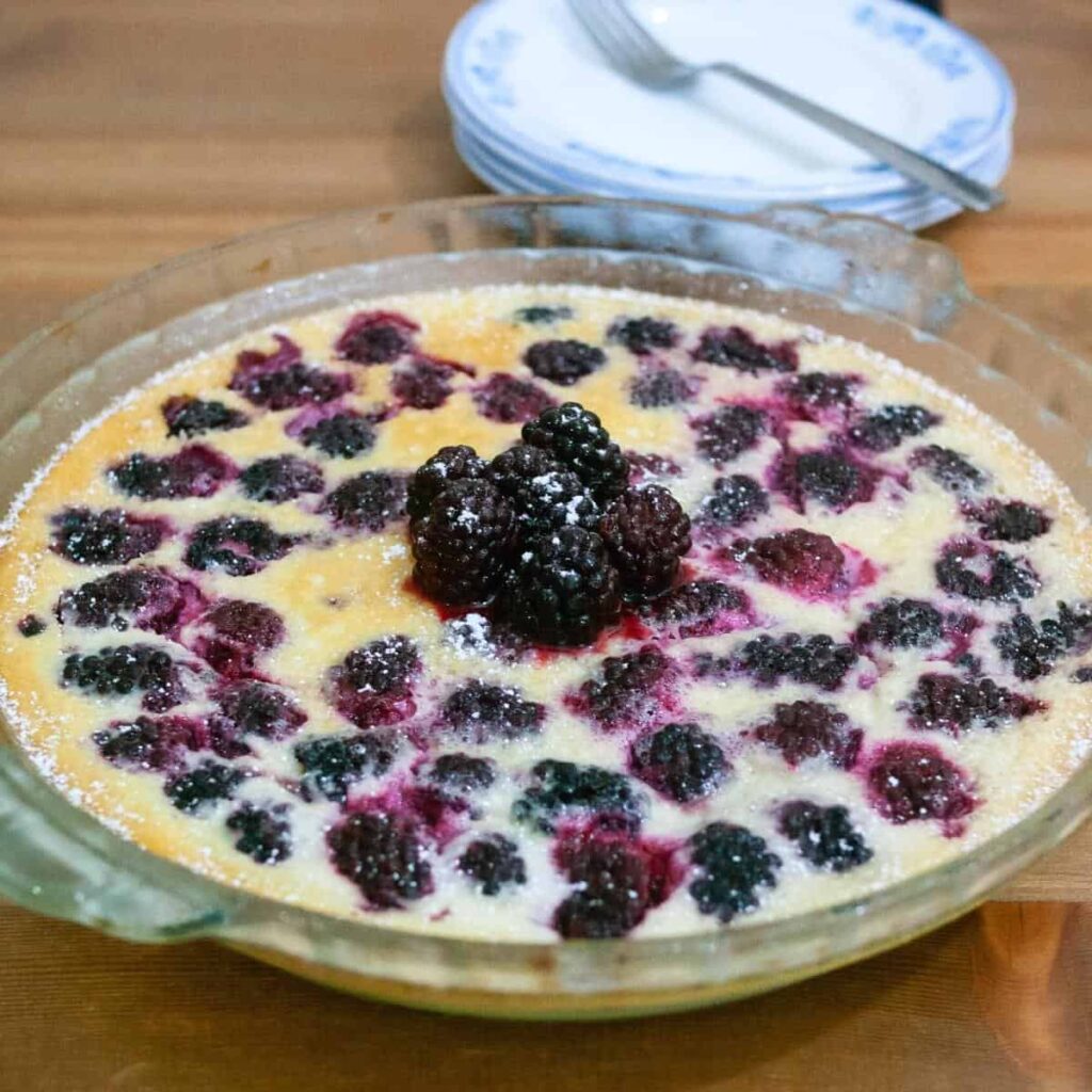 Blackberry Clafoutis