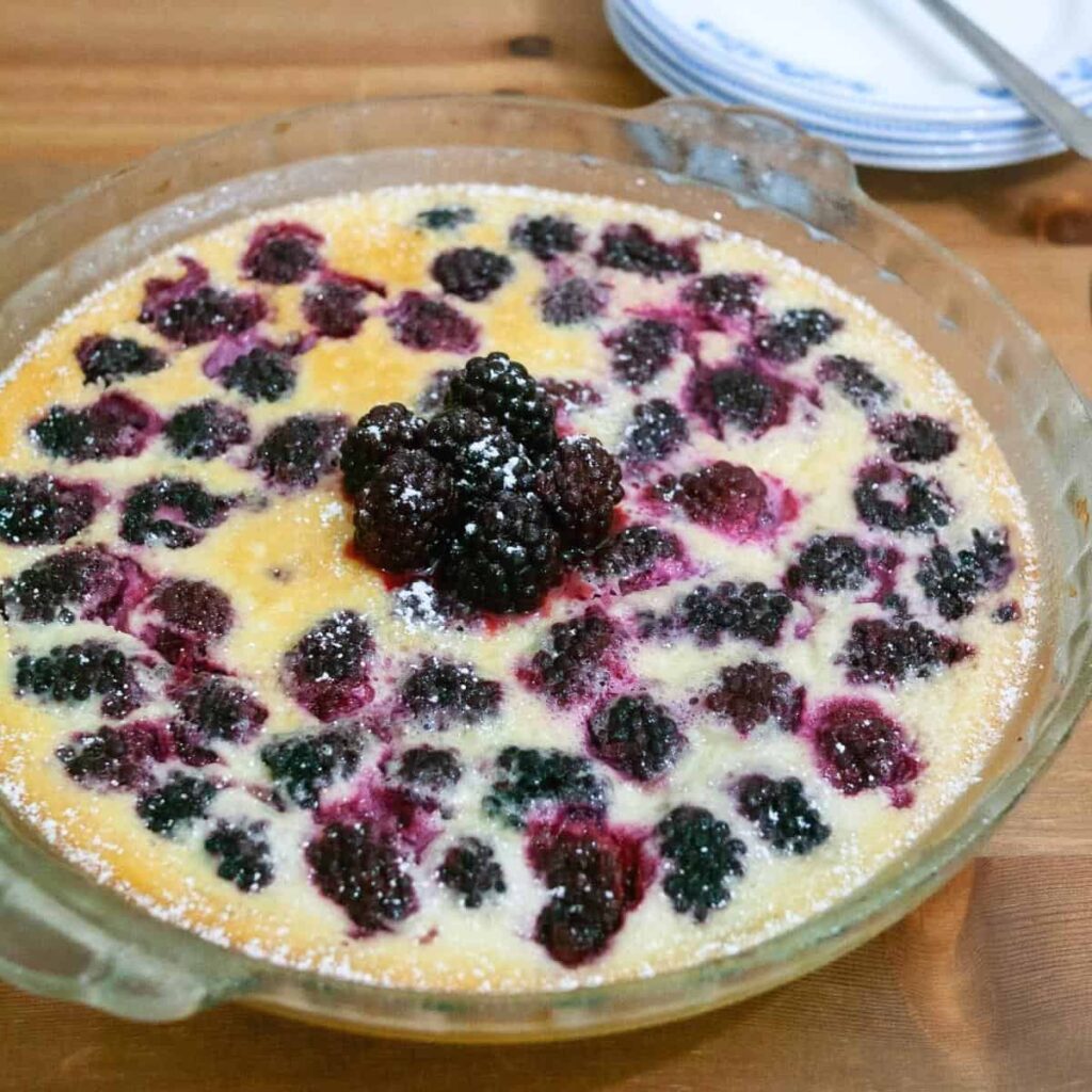 Blackberry Clafoutis