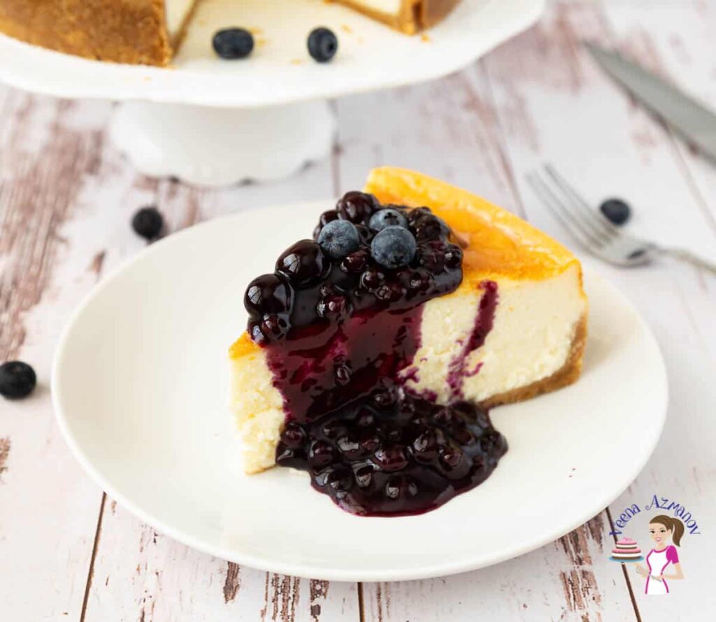 Bánh Phô Mai Việt Quất Nướng Baked Blueberry Cheesecake – Mềm Mịn Đỉnh Cao