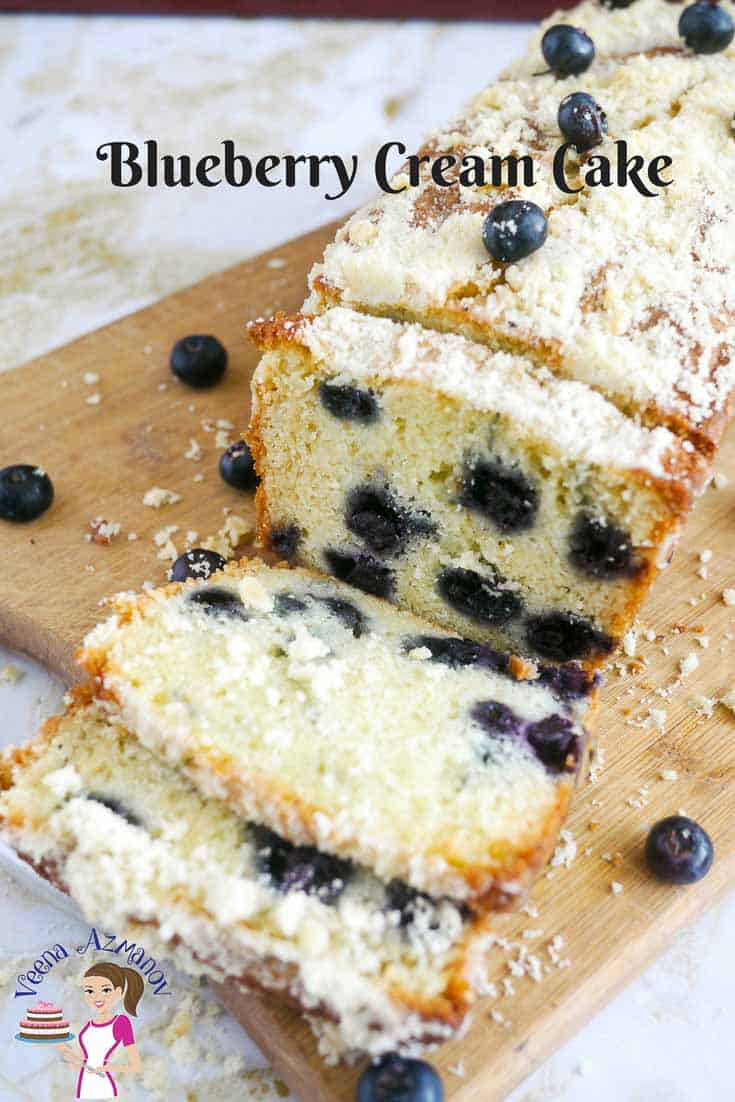 Bánh Kem Việt Quất Phủ Vụn Bơ Giòn Blueberry Cream Cake – Béo Ngậy Mềm Mới