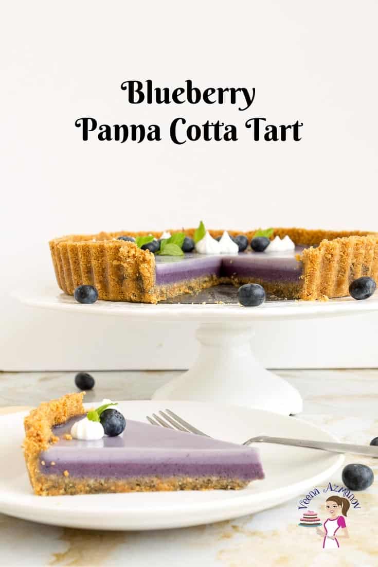 Bánh Tart Panna Cotta Việt Quất Tươi – Vỏ Bánh Giòn Rụm Nhân Mượt Mịn