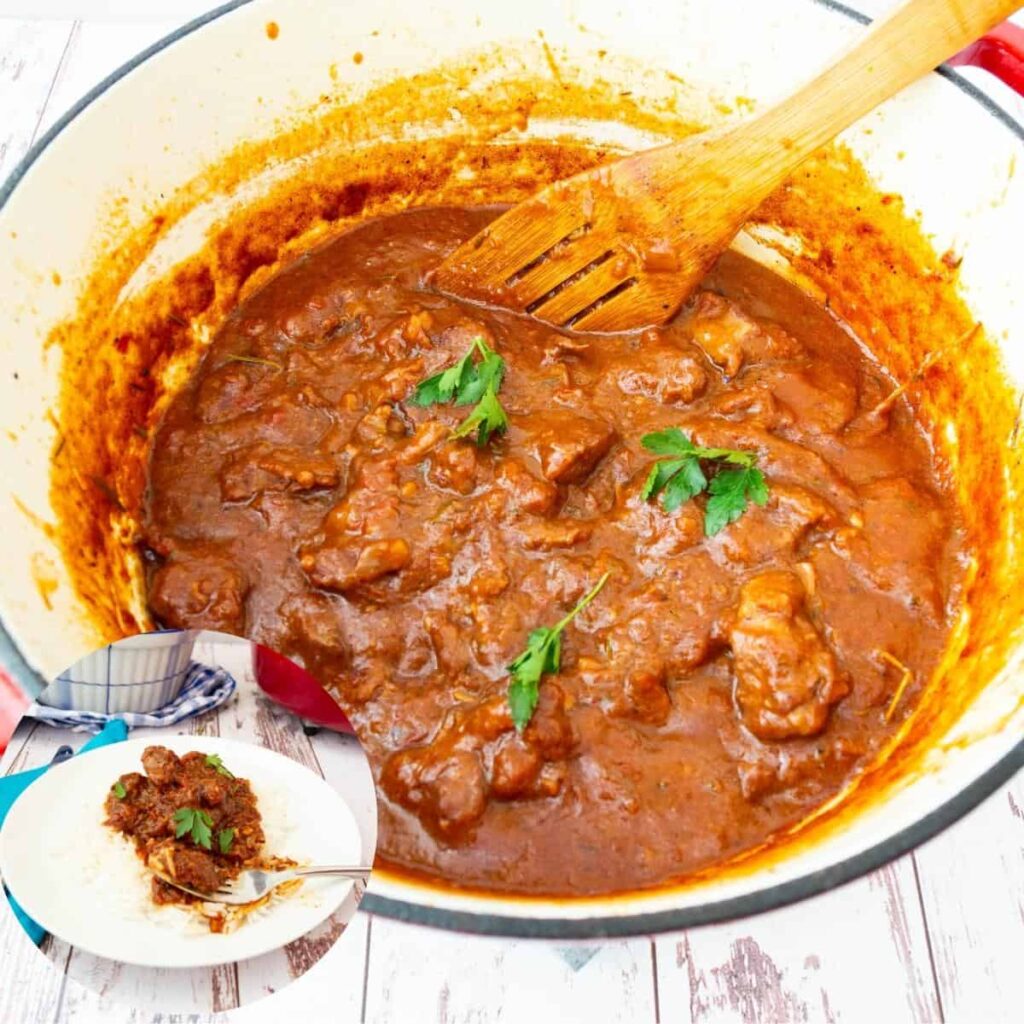 Thịt Cừu Hầm Rượu Vang Đỏ Braised Lamb in Red Wine – Mềm Tan Đậm Vị Đậm Đà