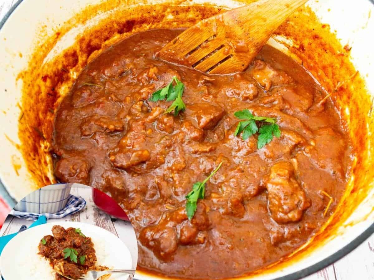 Braised Lamb in Red Wine