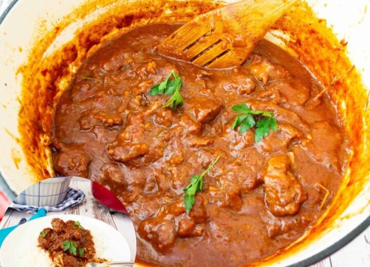 Braised Lamb in Red Wine