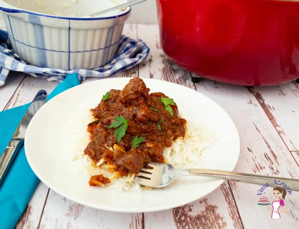 Braised Lamb in Red Wine