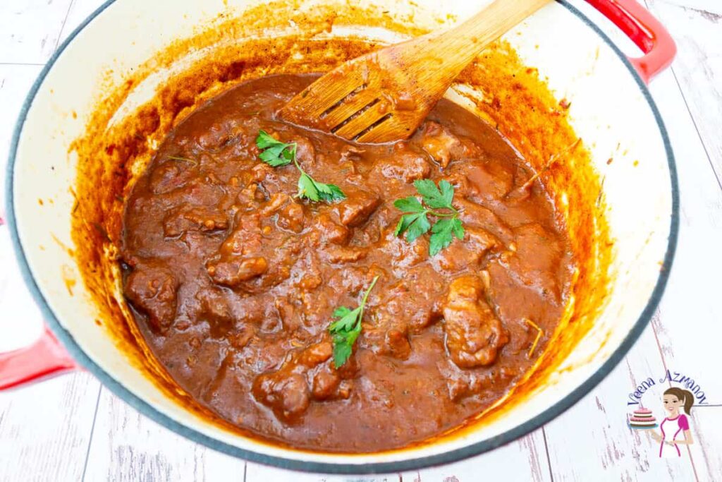 Braised Lamb in Red Wine