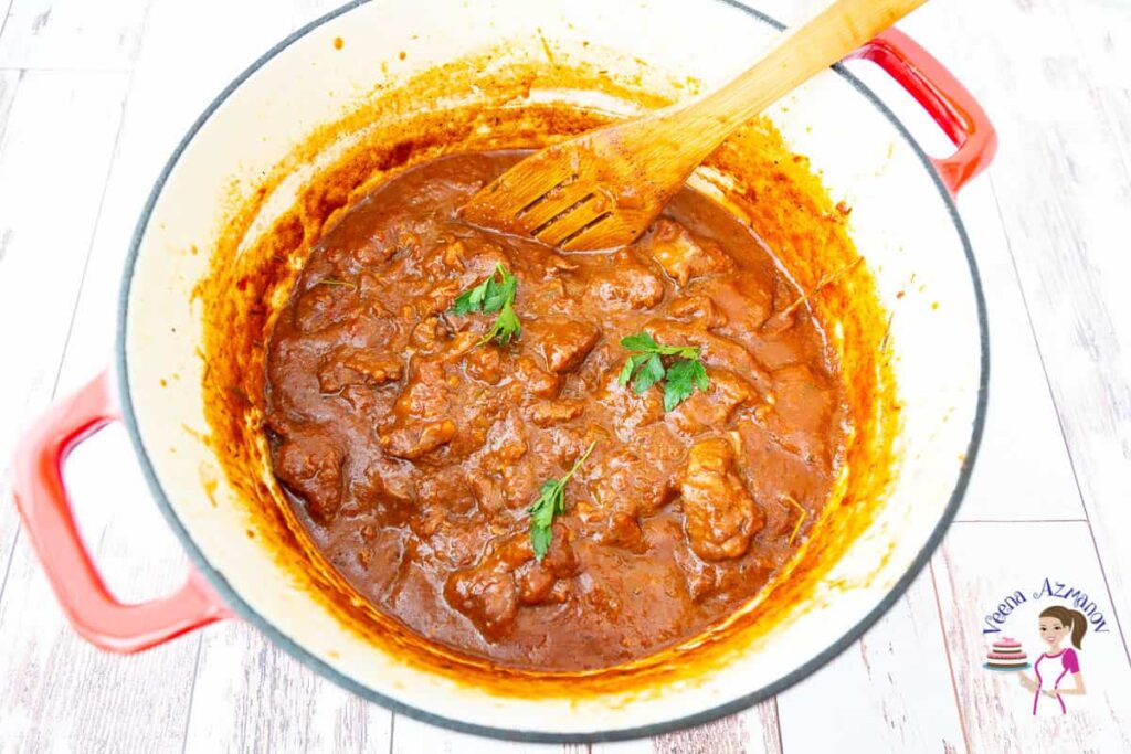 Braised Lamb in Red Wine
