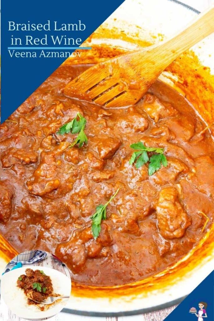 Braised Lamb in Red Wine
