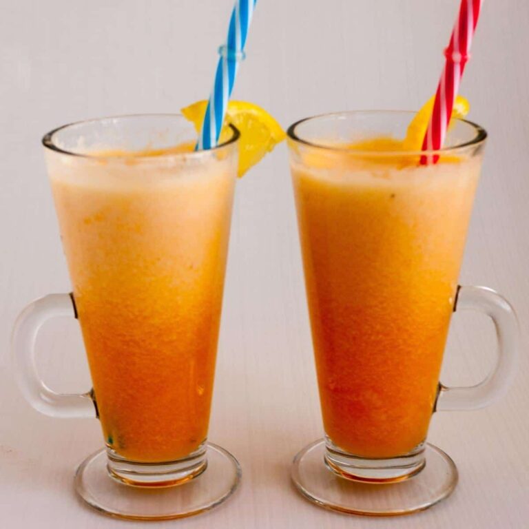 Sinh Tố Dưa Lưới Cam Tươi Cantaloupe Orange Smoothie – Mát Lạnh Bổ Dưỡng