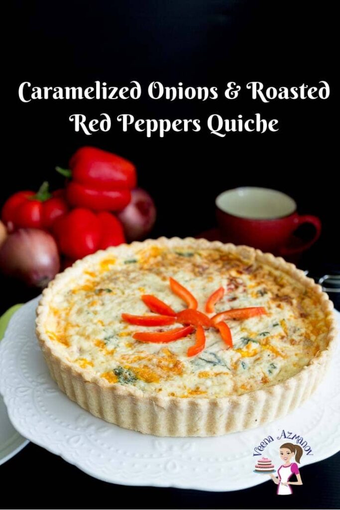 Bánh Quiche Hành Tây Caramel & Ớt Nướng – Béo Ngậy Vỏ Bánh Giòn Rụm