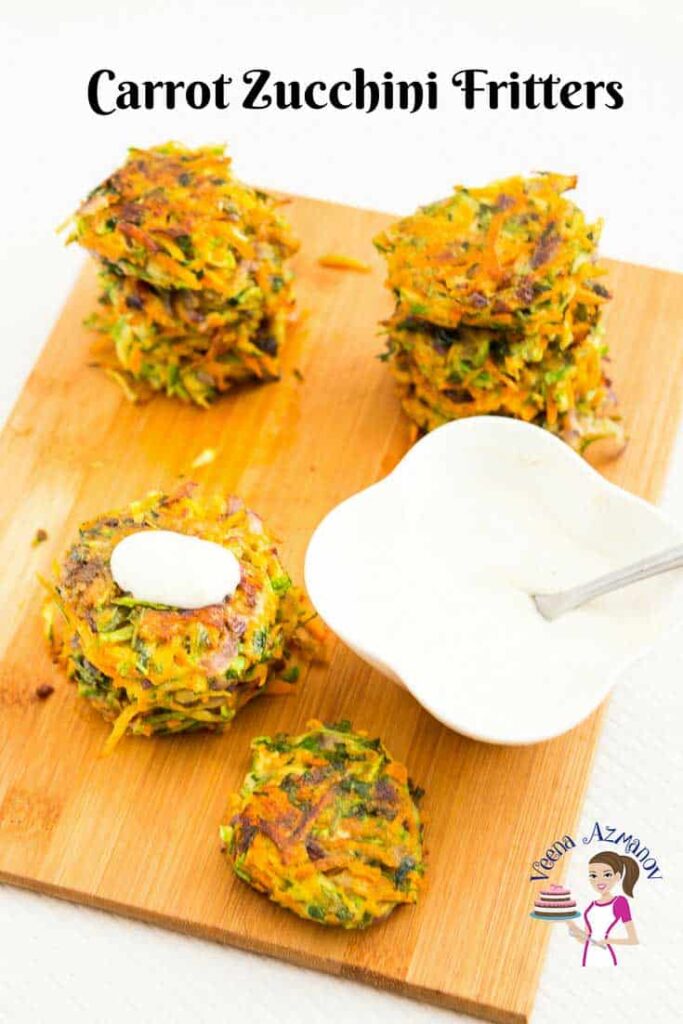 Bánh Rau Củ Cà Rốt Bí Ngòi Chiên Giòn Carrot Zucchini Fritters – Bổ Dưỡng