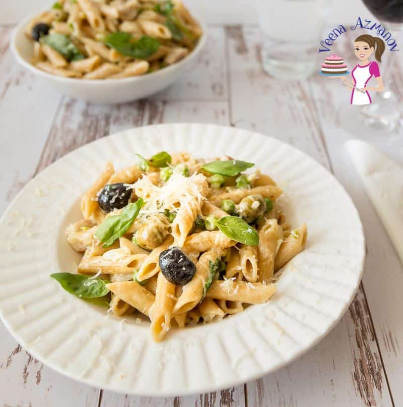 Mỳ Ý Gà Sốt Kem Tỏi Chicken Pasta Recipe – Béo Ngậy Mềm Ngọt Chuẩn Âu