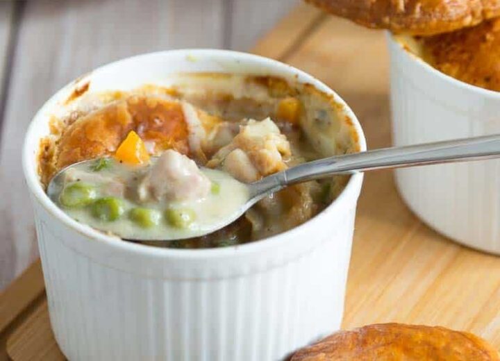 Chicken Pot Pie with Puff Pastry