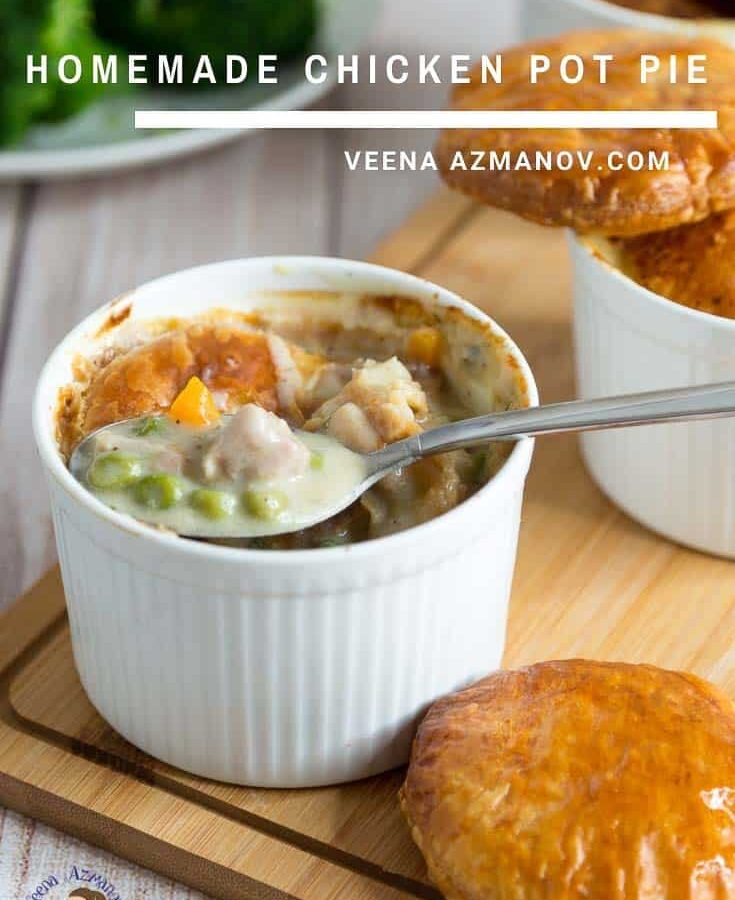 Chicken Pot Pie with Puff Pastry