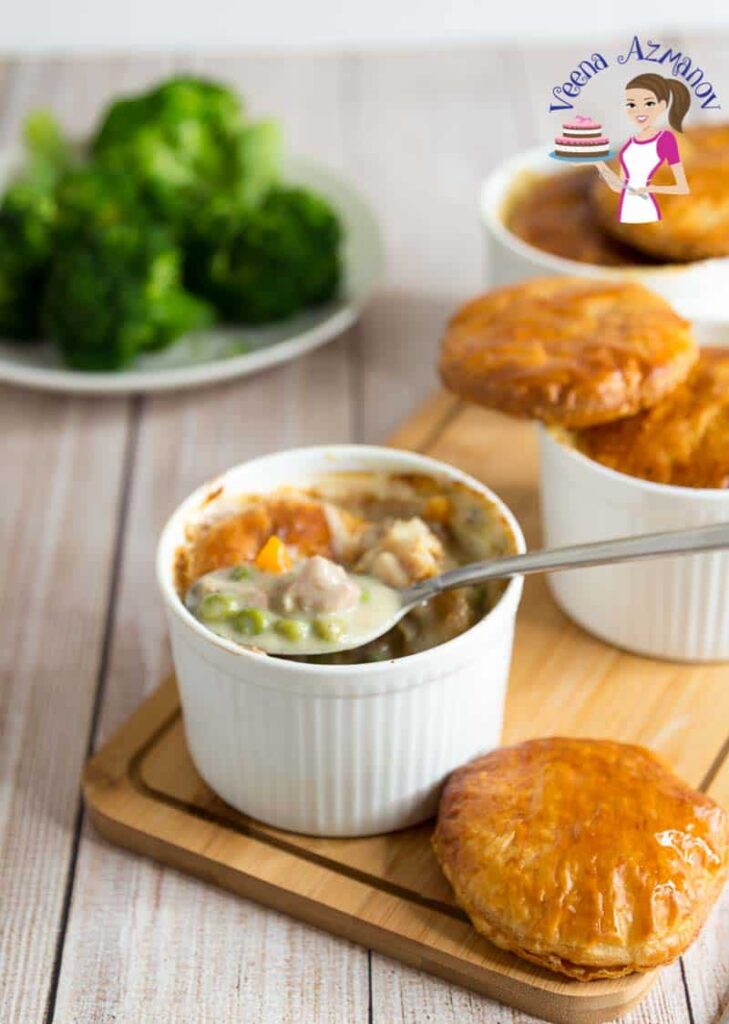 Chicken Pot Pie with Puff Pastry