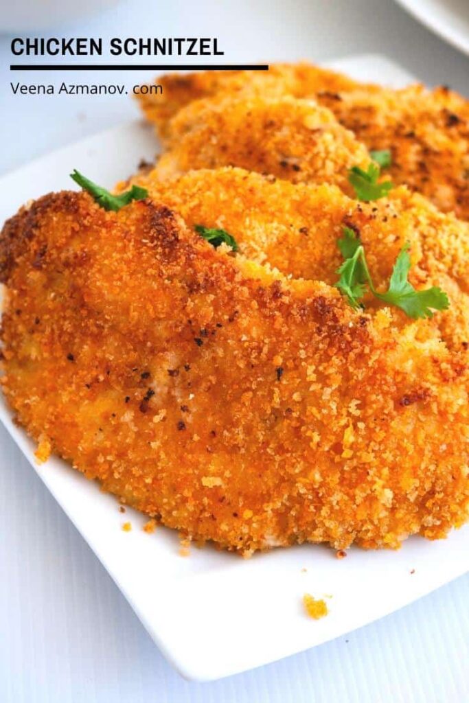 Thịt Gà Chiên Xù Kiểu Đức Chicken Schnitzel – Giòn Tan Mỏng Mịn Độc Đáo