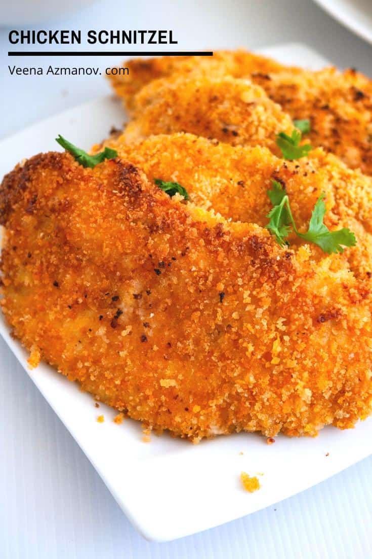 Thịt Gà Chiên Xù Kiểu Đức Chicken Schnitzel – Giòn Tan Mỏng Mịn Độc Đáo