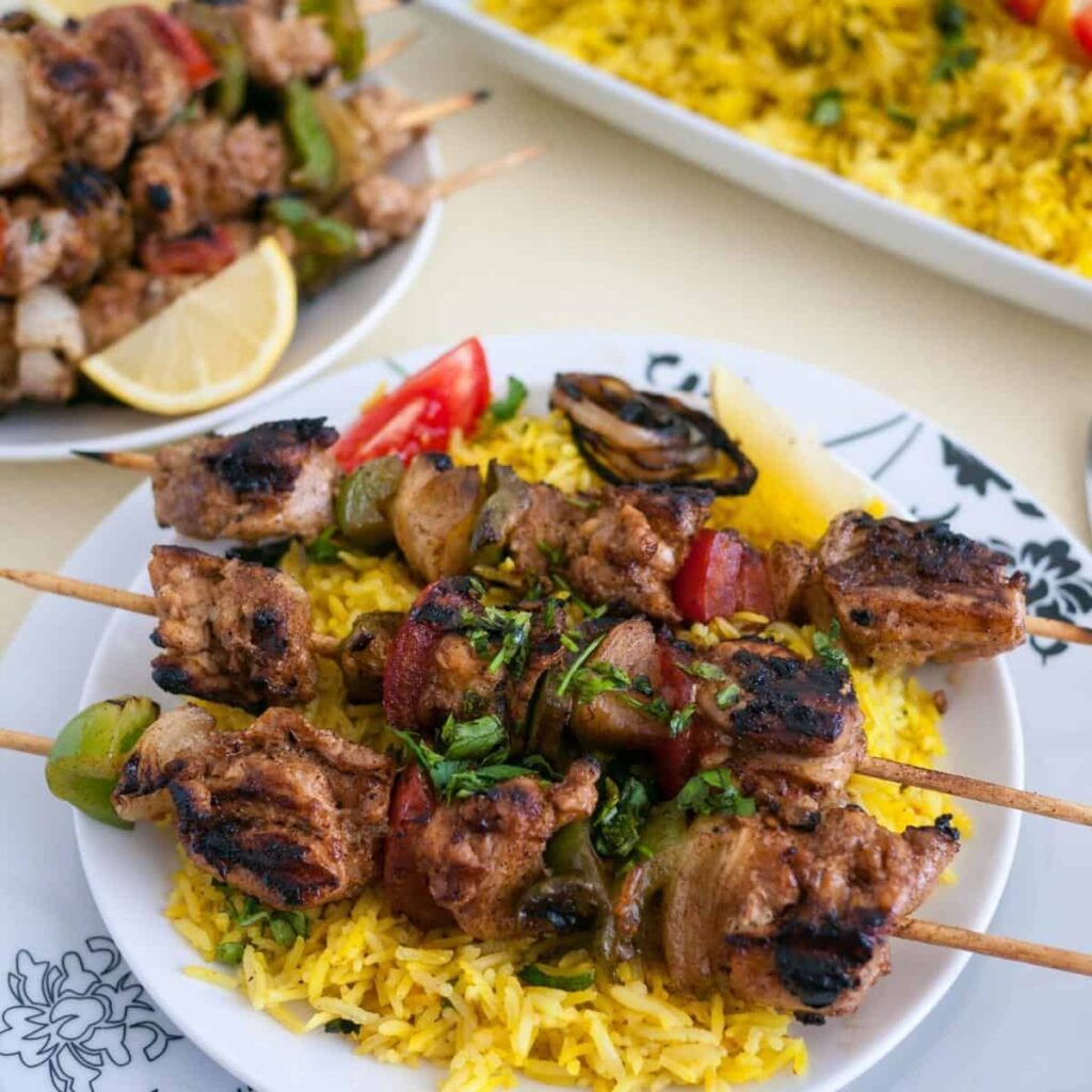 Chicken Skewers Grilled
