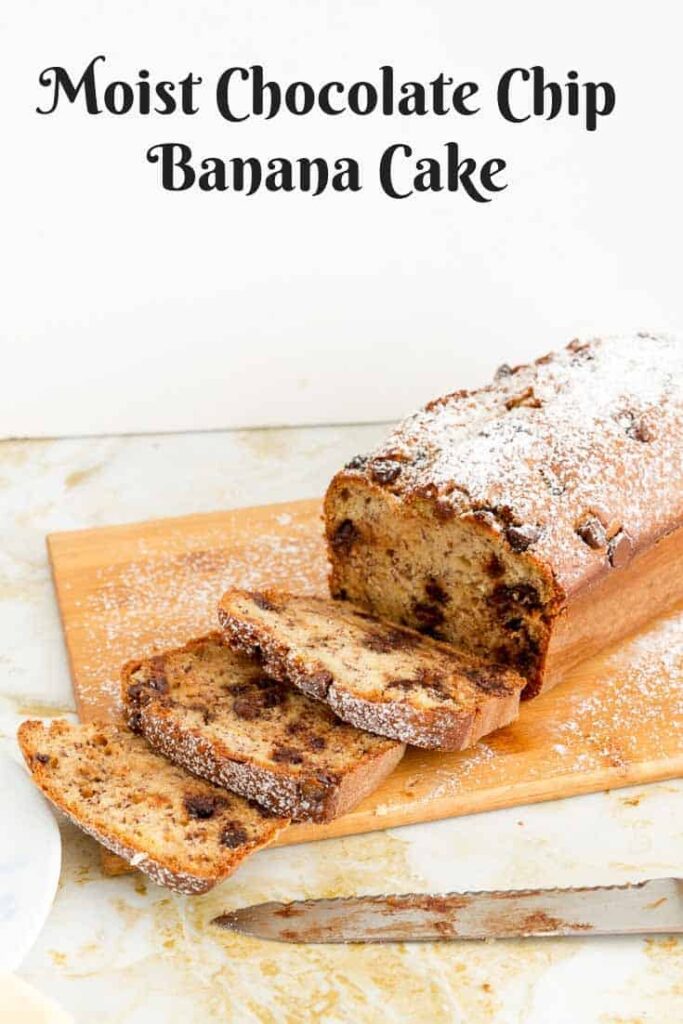 Bánh Chuối Sô-Cô-La Chip Chocolate Chip Banana Cake – Mềm Dẻo Thơm Nức