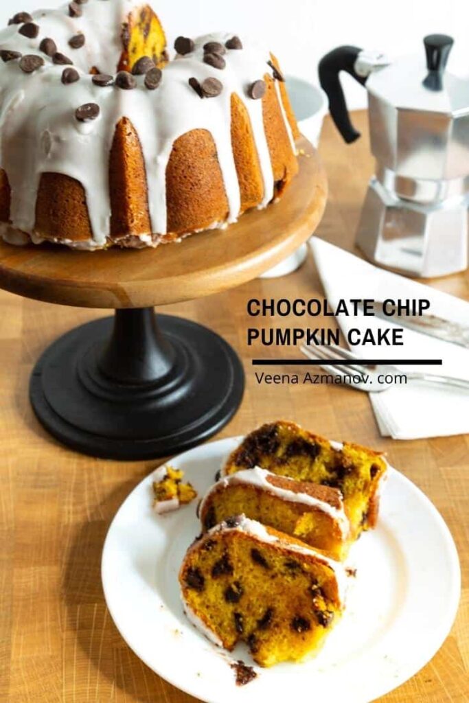 Bánh Khay Bí Đỏ Sô-Cô-La Chip Chocolate Chip Pumpkin Cake – Mềm Ẩm Béo Bùi
