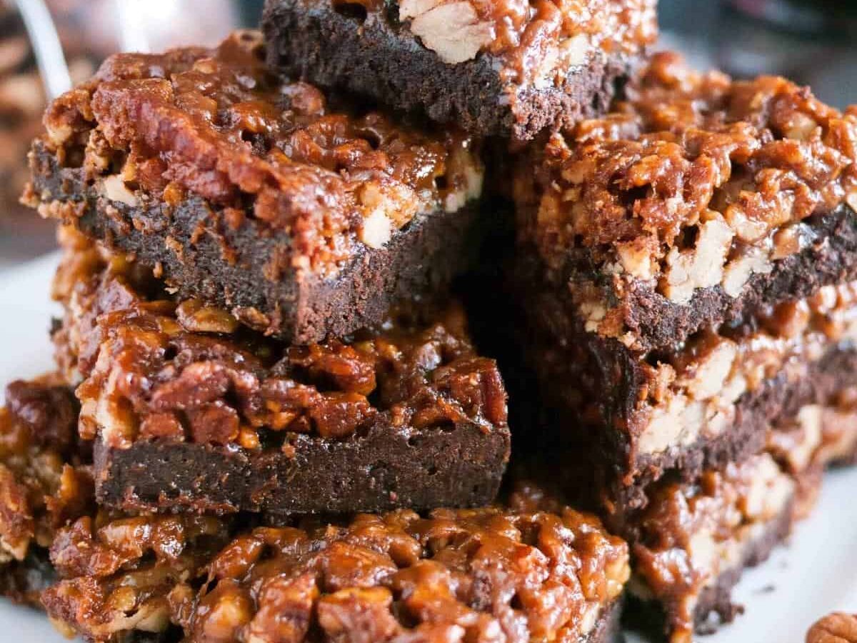 Chocolate Pecan Squares