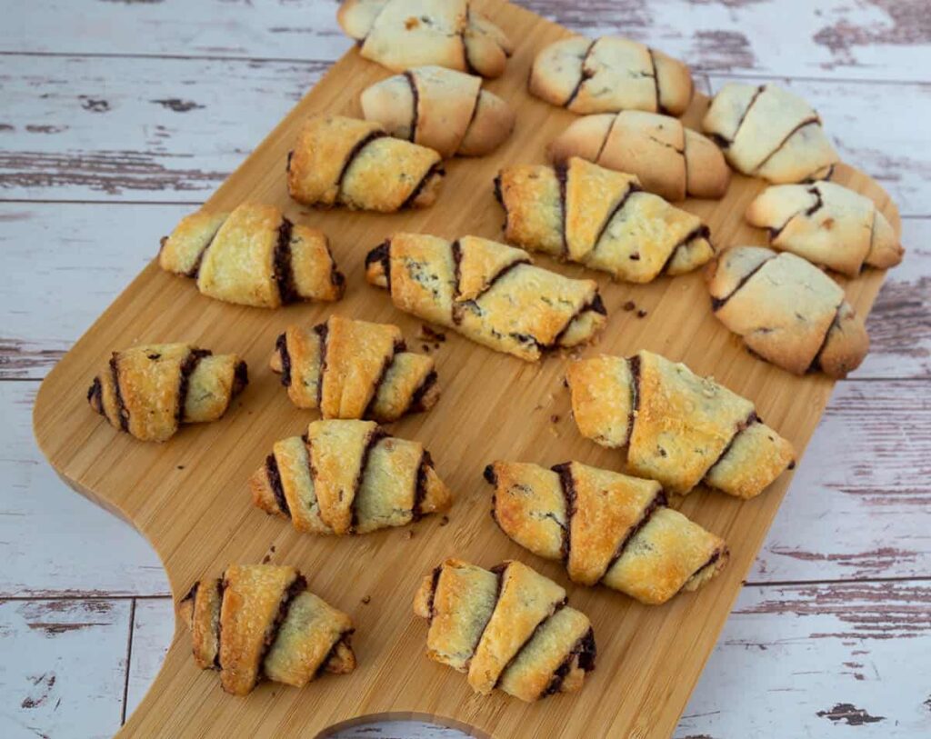 Chocolate Rugelach Cookies