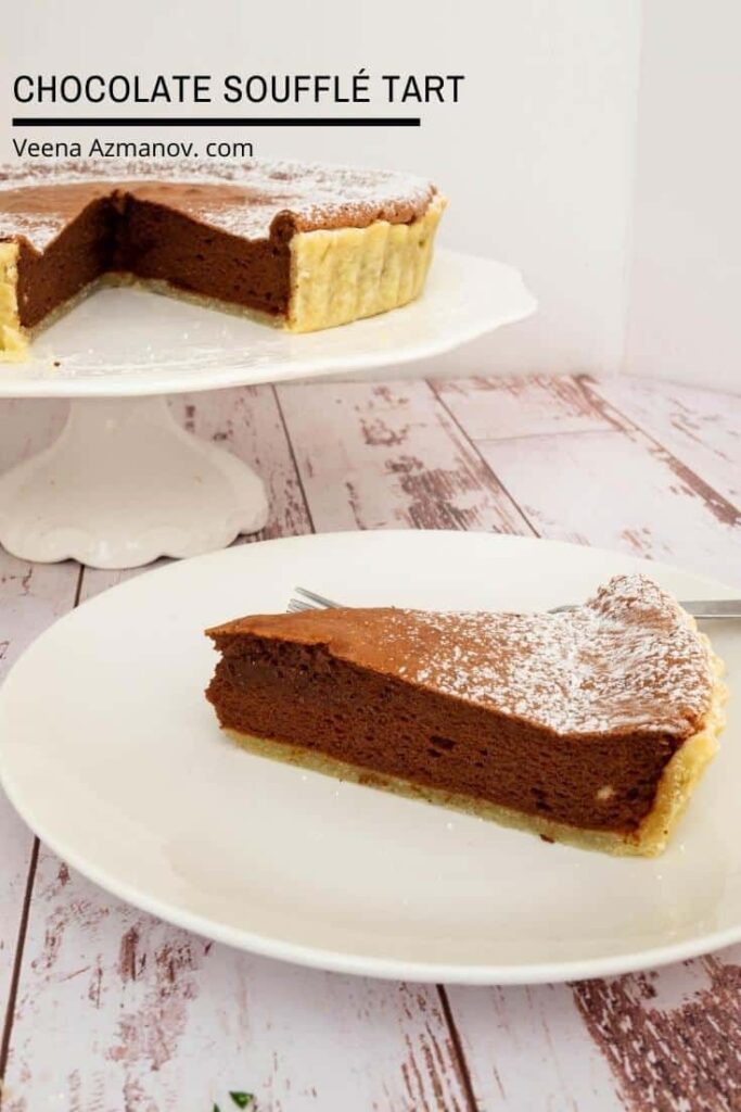 Bánh Tart Sô-Cô-La Soufflé Chocolate Souffle Tart – Nở Bông Mềm Mịn