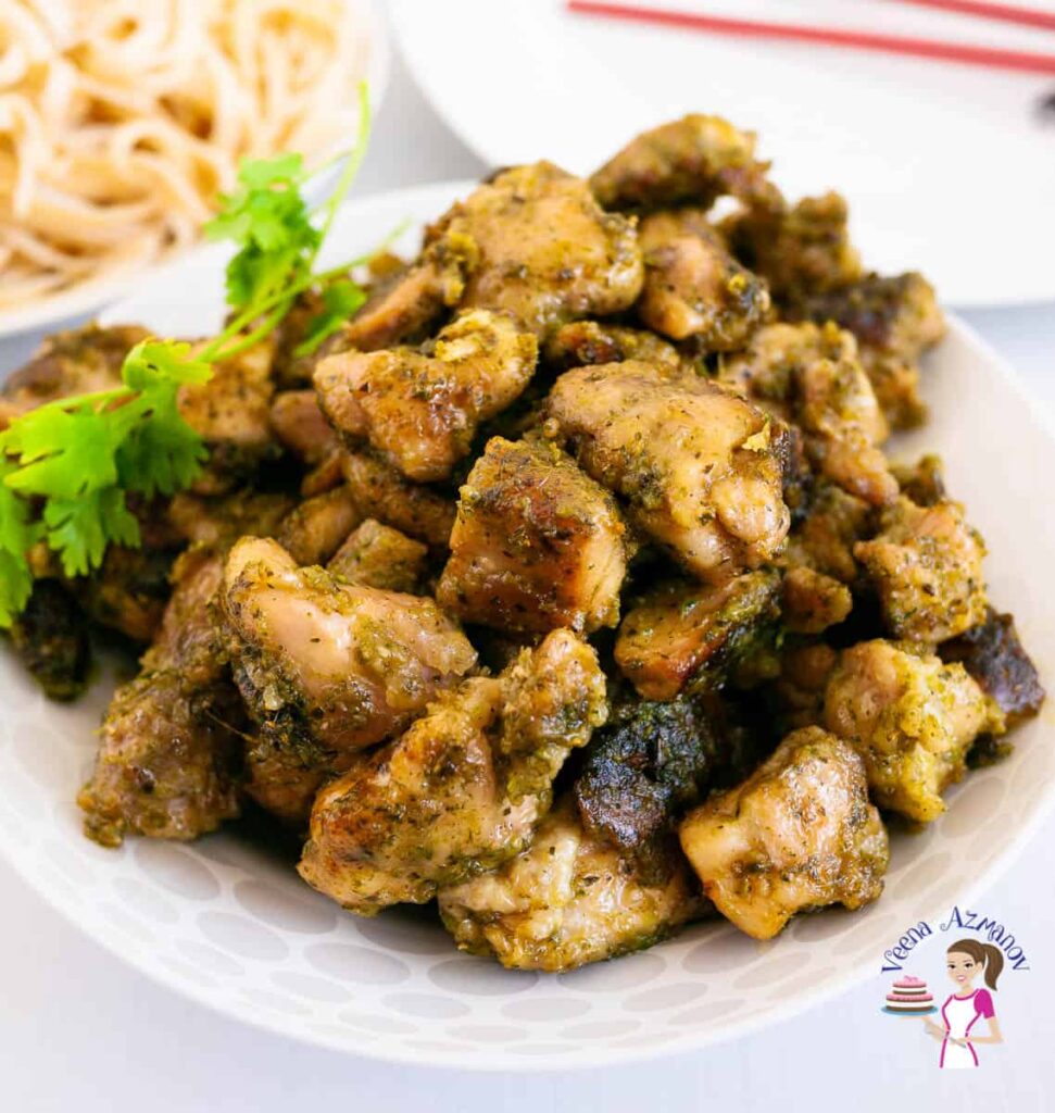 Thịt Gà Nướng Sốt Chanh Ngò Tây Cilantro Lemon Chicken – Đậm Đà Thơm Ngát