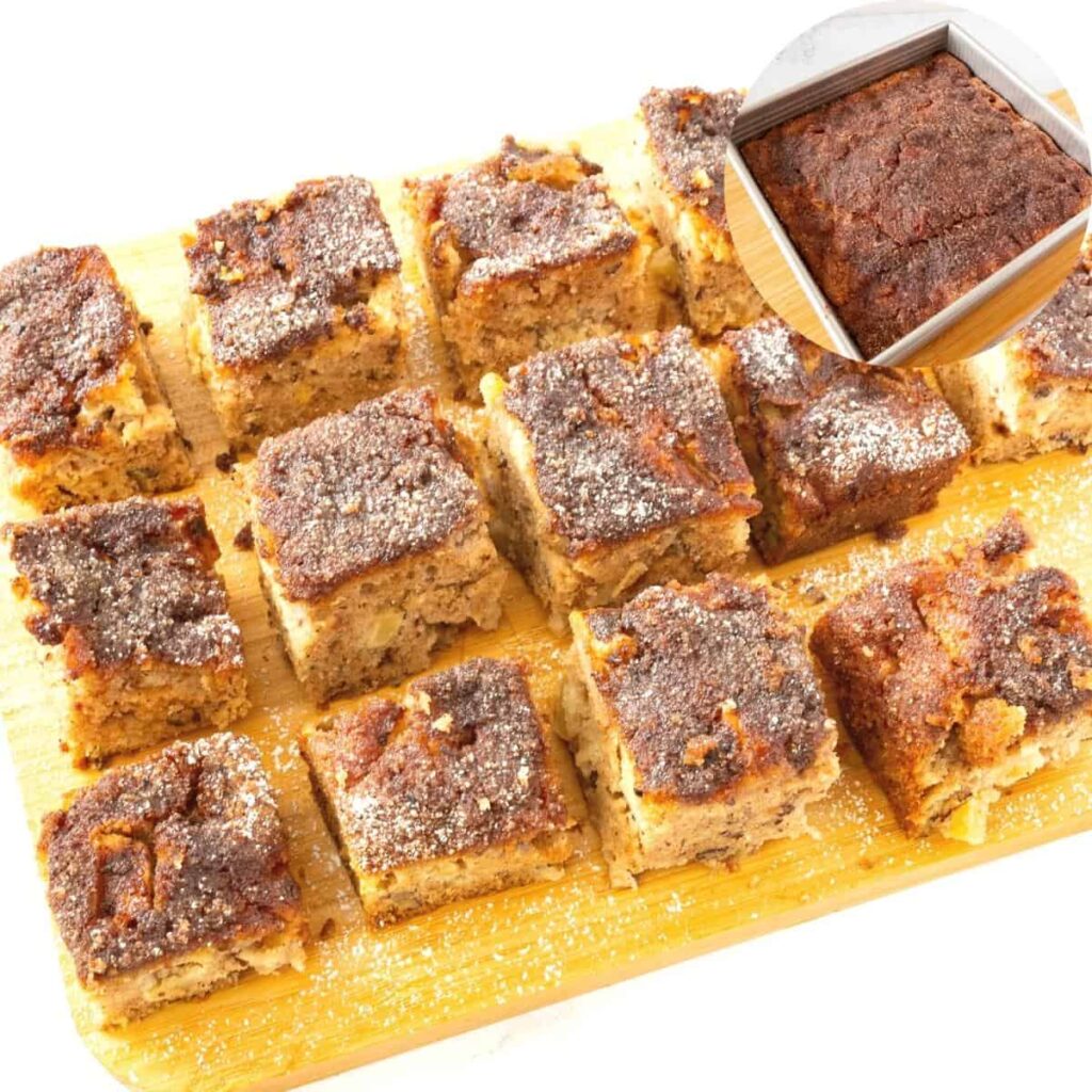 Bánh Bông Lan Táo Bột Quế Cinnamon Apple Cake – Mềm Dẻo Thơm Ngọt Dịu