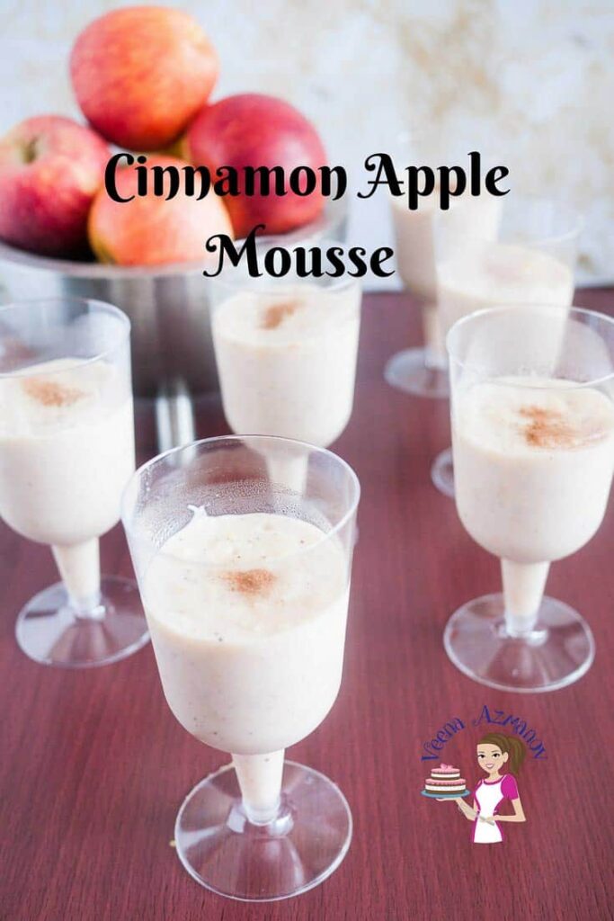 Mousse Táo Bột Quế Cinnamon Apple Mousse – Mềm Mượt Thanh Mát Tan Chảy