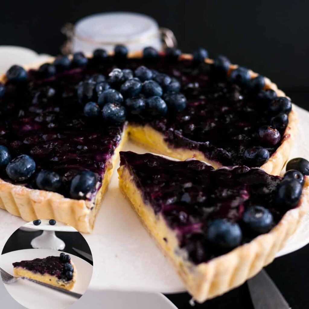 Bánh Tart Việt Quất Cổ Điển Classic Blueberry Tart – Vỏ Giòn Nhân Mịn
