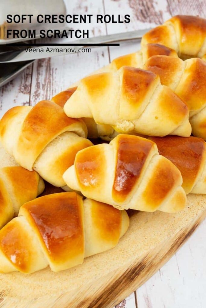Bánh Mỳ Sừng Bò Không Cần Nhào Crescent Rolls – Giòn Xốp Mềm Thơm